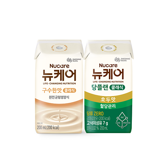 [가정의달 패밀리세일] 뉴케어 구수한맛 클래식 (빨대형) 200ml (24팩) + 당플랜 호두맛 클래식 (빨대형) 200ml (24팩) + 적립금 5,000원 증정_2