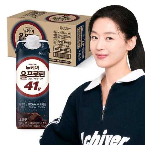 뉴케어 올프로틴 41g 350ml 초코맛 (18팩) 