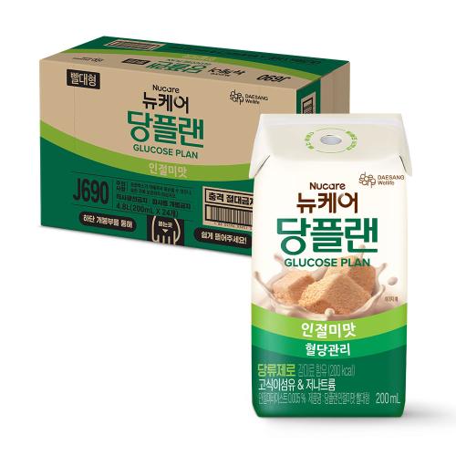 당플랜 인절미맛 빨대형 200ml (24팩)