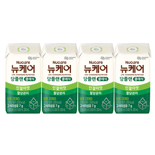 당플랜 인절미맛 클래식 (빨대형_플라스틱절감) 200ml (96팩)