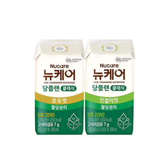 [당플랜 설명절 특별전] 당플랜 호두맛 클래식 (빨대형) 200ml (24팩) + 인절미맛 클래식 (빨대형) 200ml (24팩) + 적립금 4,000원 증정_2