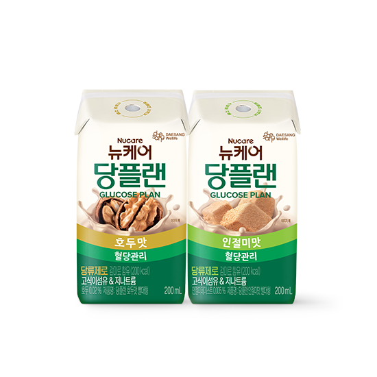 당플랜 호두맛 빨대형 200ml (24팩) + 인절미맛 빨대형 200ml (24팩)_1