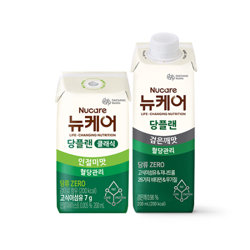당플랜 인절미맛 클래식 (빨대형) 200ml (24팩) + 당플랜 검은깨맛 200ml (30팩)