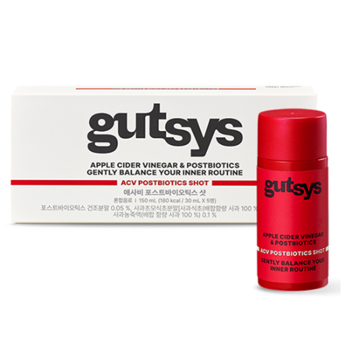 [웰니스 레터 럭키쿠폰 전용] gutsys 것시스 애사비 포스트바이오틱스 샷 (30 mL×5병) /5일분 (소비기한: 2025.11.02)