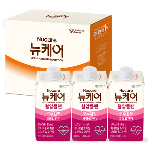 [체험팩] 뉴케어 혈압플랜 구수한맛 200ml (3팩)