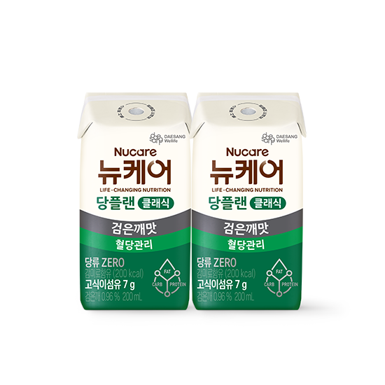 [당플랜 설명절 특별전] 당플랜 검은깨맛 클래식 (빨대형_플라스틱절감) 200ml (48팩) + 당플랜 저당 카사바칩 혼합구성 (2봉) 증정_2
