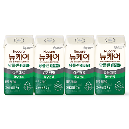 당플랜 검은깨맛 클래식 (빨대형_플라스틱절감) 200ml (96팩)
