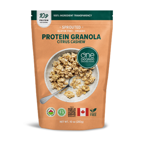 원디그리 오가닉 유기농 시트러스 캐슈넛 프로틴 그래놀라 (283g) / 소비기한 : 26.04.02