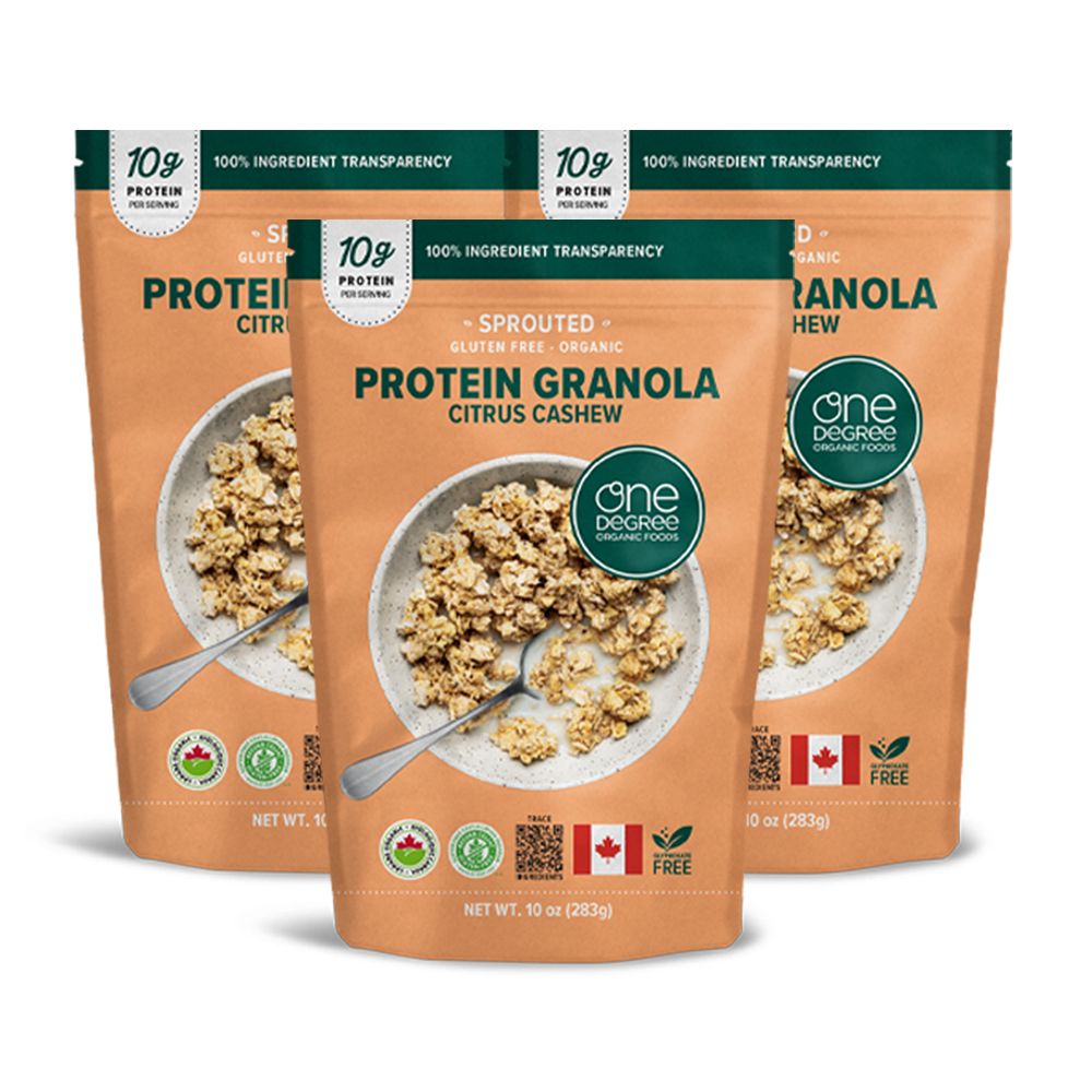 [12월 이벤트] 원디그리 오가닉 유기농 시트러스 캐슈넛 프로틴 그래놀라 (283g)X3 + 포토리뷰 적립금 3,000원 (1월4주차/ID당1회)/ 소비기한 : 26.04.02_2