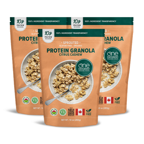 [핫딜특가] 원디그리 오가닉 유기농 시트러스 캐슈넛 프로틴 그래놀라 (283g)X3 / 소비기한 : 26.04.02