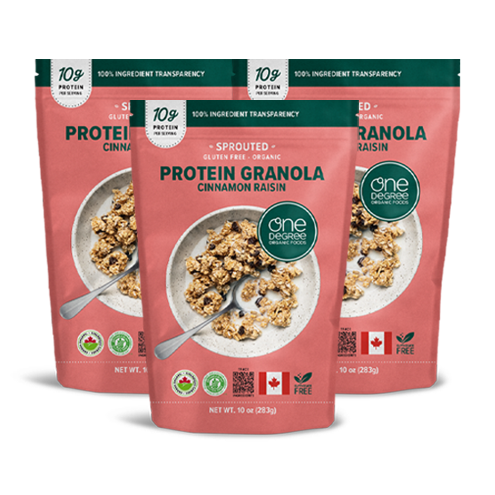 원디그리 오가닉 유기농 시나몬 레이즌 프로틴 그래놀라 (283g)X3 / 소비기한 : 26.04.22_1
