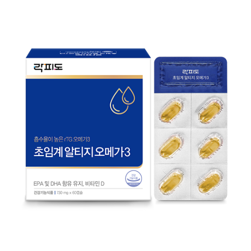 락피도 초임계 알티지 오메가3 (730 gx60캡슐) /30일분