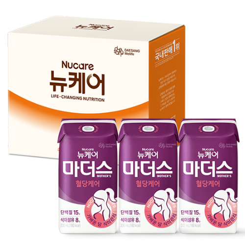 [체험팩] 뉴케어 마더스 혈당케어 200ml (3팩)