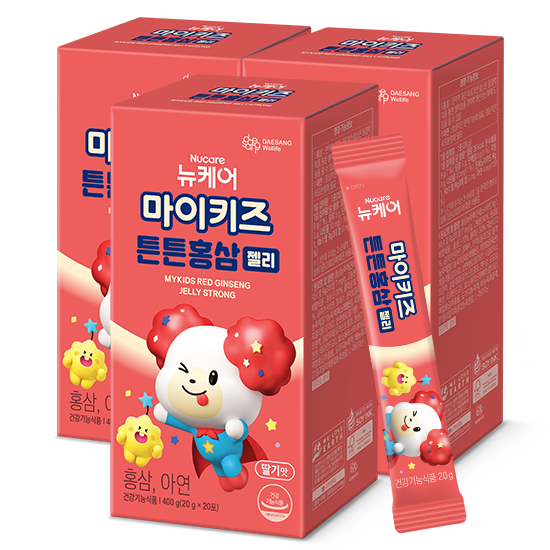 [마이키즈 신학기 이벤트] 마이키즈 튼튼 홍삼 젤리 (20g×20개)X3 /60일분 + 적립금 3,000원 증정_2