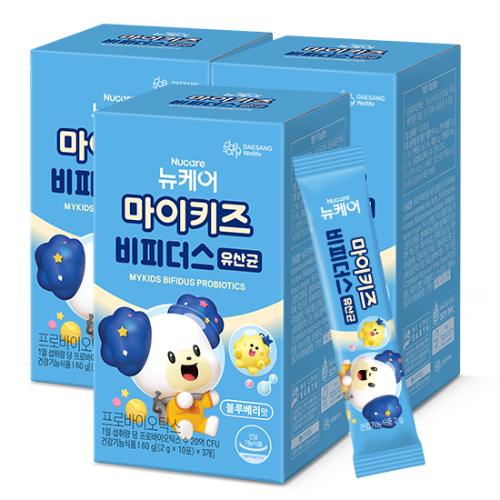 마이키즈 비피더스 유산균 (2g×30포)X3 /90일분