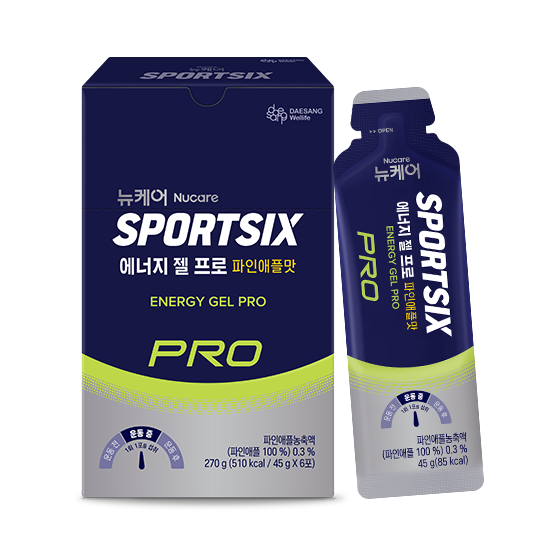 뉴케어 스포식스 에너지 젤 프로 파인애플맛 (45g×6포)_2