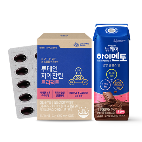 뉴케어 하이멘토 초코맛 200ml (24팩) + 루테인지아잔틴 트리팩트 (540 mg×60캡슐) 