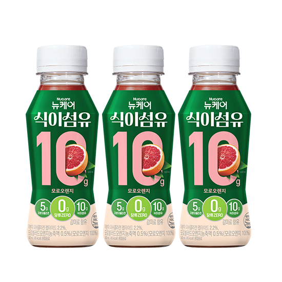 [식이섬유 프로젝트] 뉴케어 식이섬유 10g 모로오렌지맛 (6입)X3 + 적립금 2,000원 증정_2