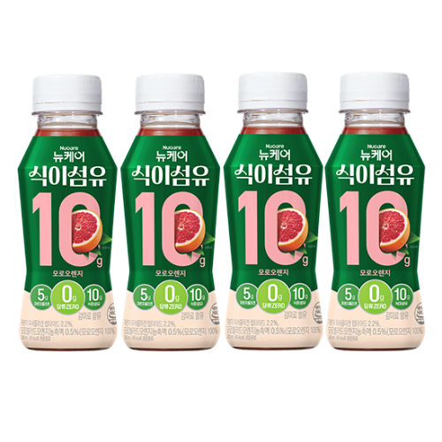 [뉴케어 이벤트] 뉴케어 식이섬유 10g 모로오렌지맛 (6입)X4 + 적립금 5,000원 증정 / 소비기한 : 27.02.21