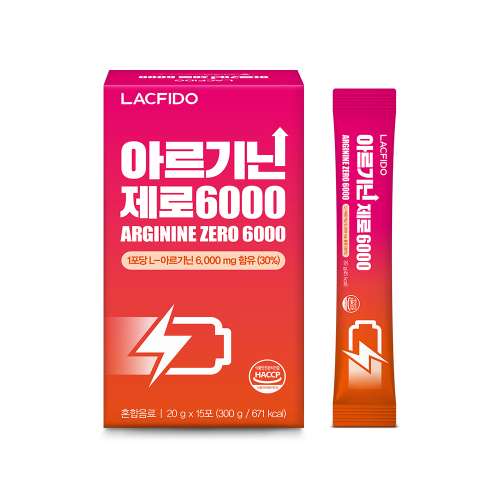 락피도 아르기닌 제로 6000 (20gx15포) /15일분