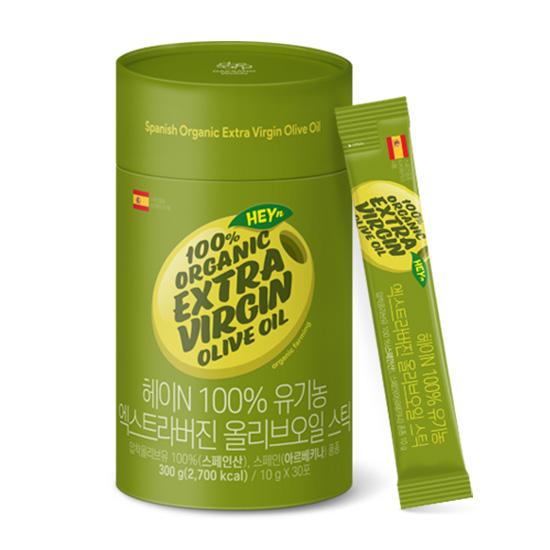 헤이N 100% 유기농 엑스트라버진 올리브오일 (10g x 30포)_1