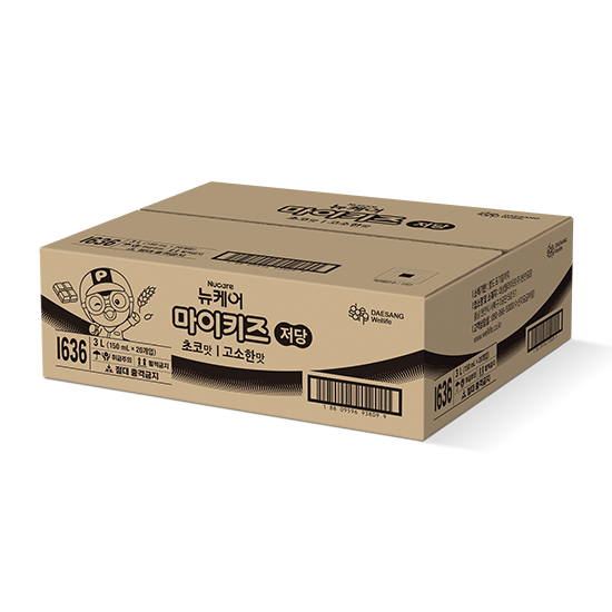 [핫딜특가] 뉴케어 마이키즈 저당 반반세트(고소한맛+초코맛) 150ml (20팩)_2