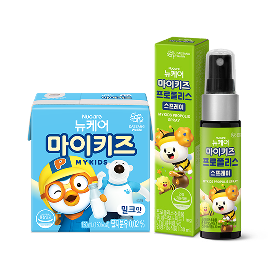 [12월 마이키즈 이벤트] 뉴케어 마이키즈 밀크맛 150ml (24팩) + 프로폴리스 스프레이 (30ml) + 포토리뷰 적립금 2,000원 적립 (1월 4주차/ID당 1회)_2