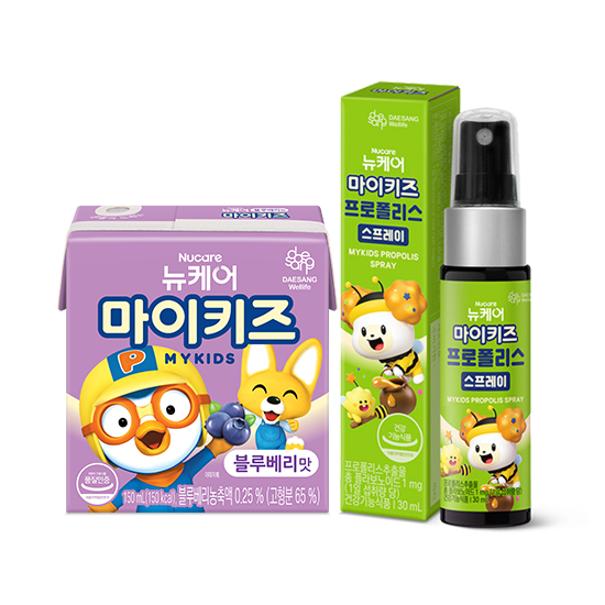 [12월 마이키즈 이벤트] 뉴케어 마이키즈 블루베리맛 150ml (24팩) + 프로폴리스 스프레이 (30ml) + 포토리뷰 적립금 2,000원 적립 (1월 4주차/ID당 1회)_2