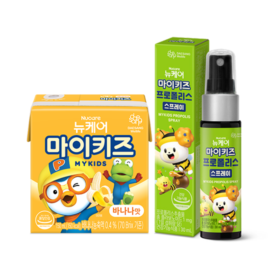 [12월 마이키즈 이벤트] 뉴케어 마이키즈 바나나맛 150ml (24팩) + 프로폴리스 스프레이 (30ml) + 포토리뷰 적립금 2,000원 적립 (1월 4주차/ID당 1회)_2