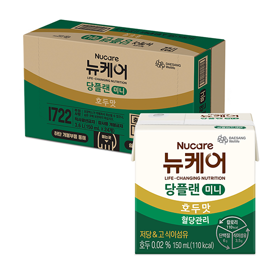 [12월 당플랜 감사제] 당플랜 미니 호두맛 150ml (24팩) + 적립금 2,000원 증정 + 당플랜 저당 카사바칩 (2봉) 증정_2