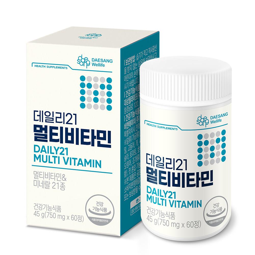 [핫딜특가] 데일리21 멀티비타민 (750 mgX60정) /60일분_1