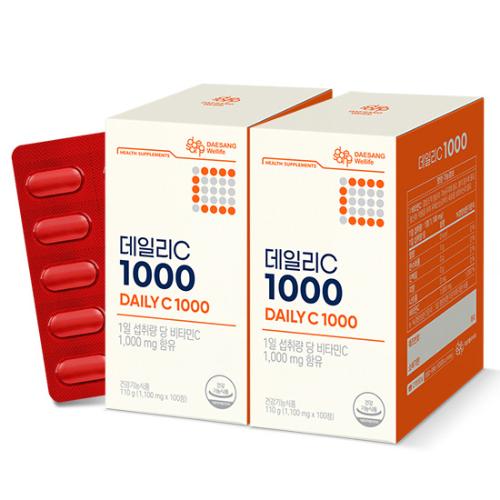 데일리C 1000 (1,000 mgX100정)X2 /200일분