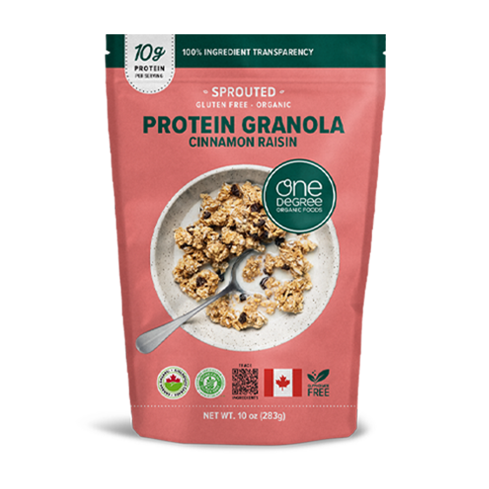 [비밀특가] 원디그리 오가닉 유기농 시나몬 레이즌 프로틴 그래놀라 (283g) / 소비기한 : 26.04.22_1