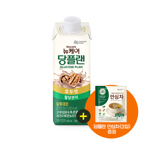[당플랜 특별대전] 당플랜 호두맛 200ml (24팩) + 당플랜 안심차 (3티백) 증정_2