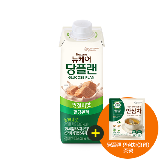 [당플랜 특별대전] 당플랜 인절미맛 200ml (24팩) + 당플랜 안심차 (3티백) 증정_2