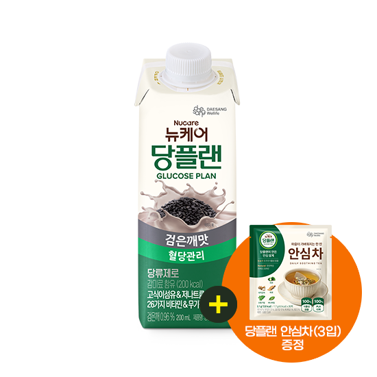 [당플랜 특별대전] 당플랜 검은깨맛 200ml (24팩) + 당플랜 안심차 (3티백) 증정_2