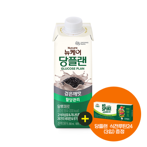 당플랜 검은깨맛 200ml (24팩) + 당플랜 노스파이크 식전루틴 24 (3입) 증정