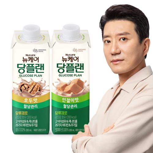 당플랜 호두맛 200ml (24팩) + 인절미맛 200ml (24팩) 