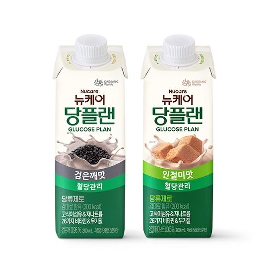 [뉴케어 이벤트] 당플랜 검은깨맛 200ml (24팩) + 인절미맛 200ml (24팩) + 적립금 5,000원 증정