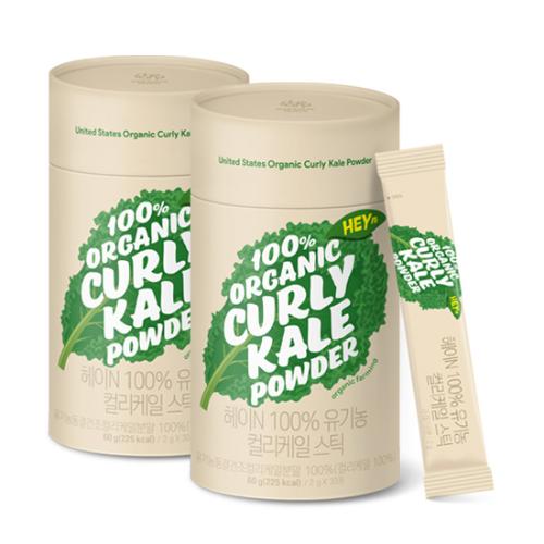 헤이N 100% 유기농 컬리케일 (2g x 30포)X2