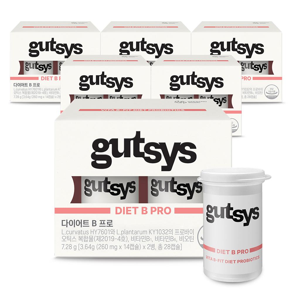 gutsys 것시스 다이어트 B 프로 (260 mgx28캡슐)X6 /168일분_1