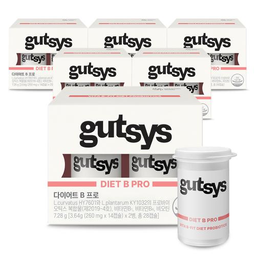 gutsys 것시스 다이어트 B 프로 (260 mgx28캡슐)X6 /168일분