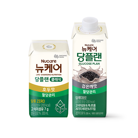 [뉴케어 리워드 무한혜택] 당플랜 호두맛 클래식 (빨대형) 200ml (24팩) + 당플랜 검은깨맛 200ml (24팩) + 적립금 2,000원 증정_2