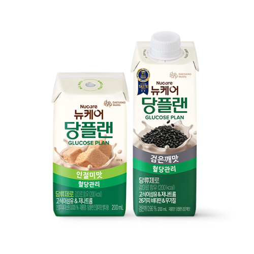 당플랜 인절미맛 빨대형 200ml (24팩) + 당플랜 검은깨맛 200ml (24팩)