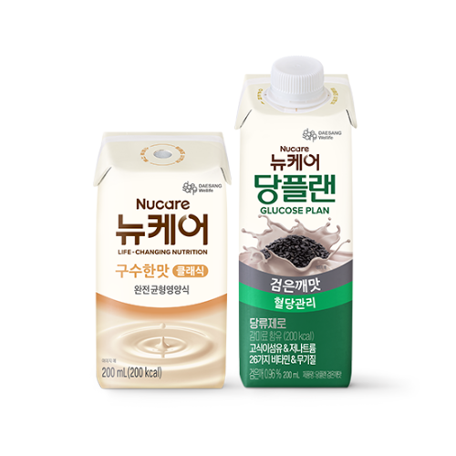 뉴케어 구수한맛 클래식 (빨대형) 200ml (24팩) + 당플랜 검은깨맛 200ml (24팩)