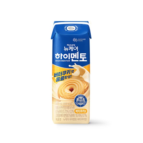 [사전구매 예약] 뉴케어 하이멘토 버터쿠키맛 200ml (24팩) + 일반리뷰 적립금5,000원 /포토리뷰적립금10,000원 적립(4월 4주차지급/ID당1회)/ 3/27이후순차출고_2