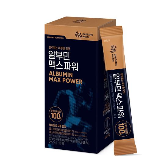 [웰니스 레터] 알부민 맥스 파워 (20 g×15포) /15일분 + 꿀자몽홍삼, 코큐텐, 애사비쏙구미 체험팩 3종 증정_2
