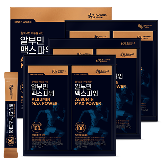알부민 맥스 파워 SET (20 g×15포 2입)X3 + 적립금 3,000원 증정 _2