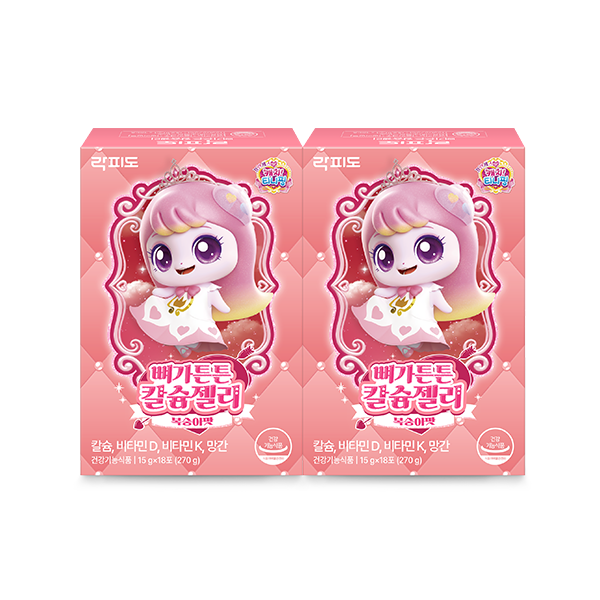 [락피도 온가족 기획전] 락피도 캐치티니핑 시즌6 뼈가튼튼 칼슘젤리 (15 g×18포)X2 /36일분 + 아이반짝 빌베리젤리 1개 증정 _2