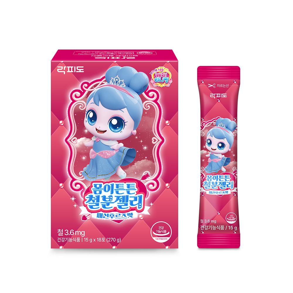 락피도 캐치티니핑 시즌6 몸이튼튼 철분젤리 (15 g×18포) /18일분 + 적립금 1,000원 증정_2